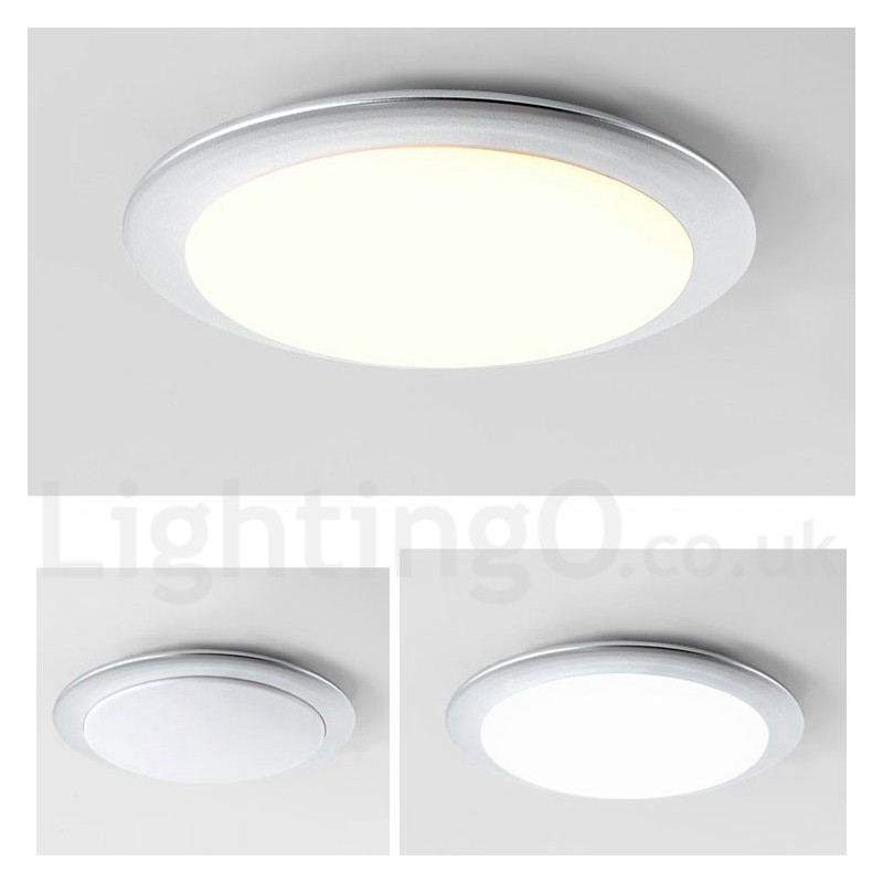 Plafoniera LED moderna nordica super sottile 4 cm dimmerabile con paralume in acrilico e telecomando