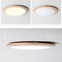Plafoniera LED moderna nordica super sottile 4 cm dimmerabile con paralume in acrilico e telecomando