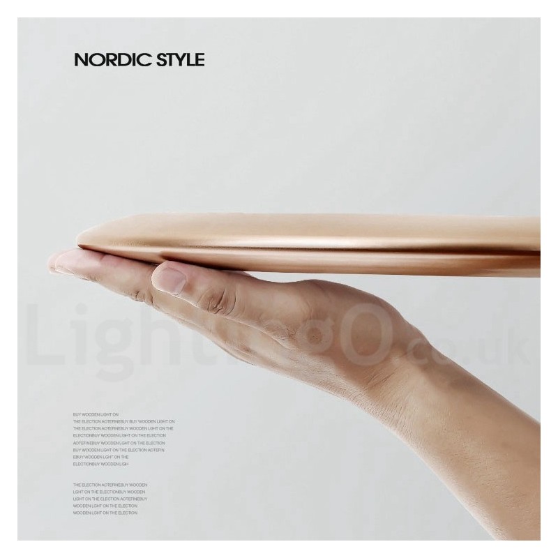 Plafoniera LED moderna nordica super sottile 4 cm dimmerabile con paralume in acrilico e telecomando