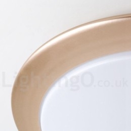 Plafoniera LED moderna nordica super sottile 4 cm dimmerabile con paralume in acrilico e telecomando
