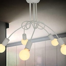 Lampadario moderno contemporaneo in metallo dipinto 70x70 cm