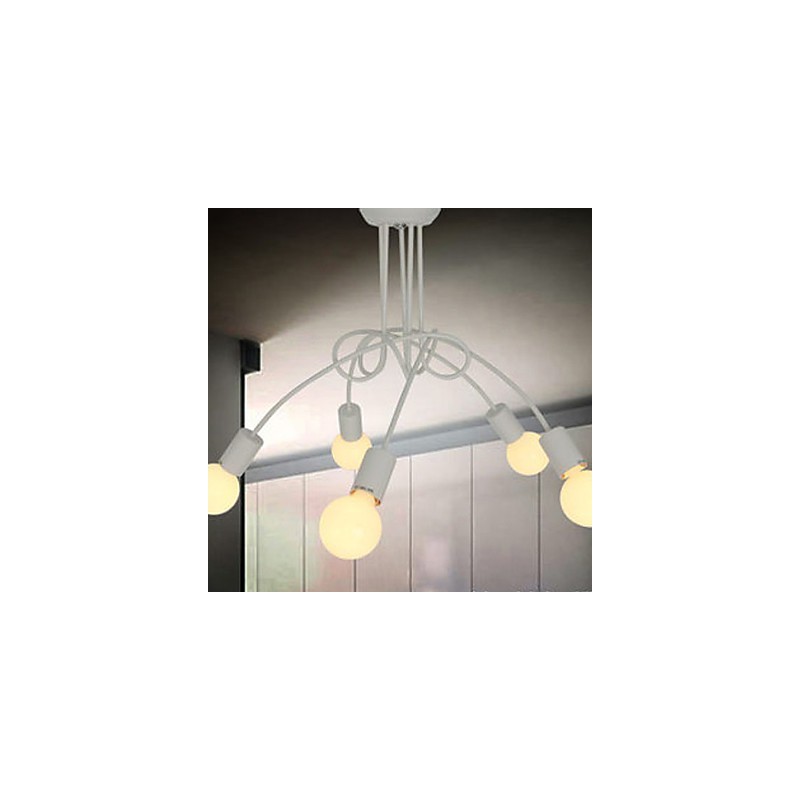 Lampadario moderno contemporaneo in metallo dipinto 70x70 cm