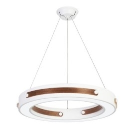 Lampada a sospensione ad anello moderna in acrilico multicolore