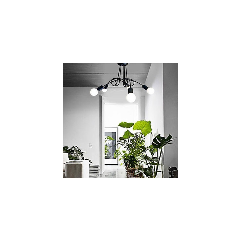 Lampadario moderno contemporaneo in metallo dipinto 70x70 cm