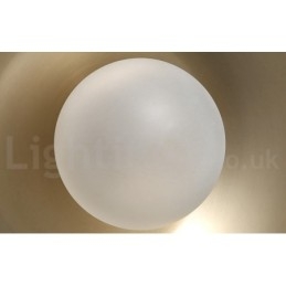 Lampada a sospensione industriale mini 1 luce oro e nero con paralume in vetro trasparente