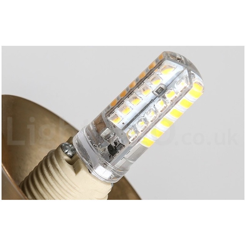 Lampada a sospensione industriale mini 1 luce oro e nero con paralume in vetro trasparente
