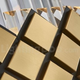Lampadario a sospensione moderno di lusso oro e nero con pendente rotondo in cristallo K9