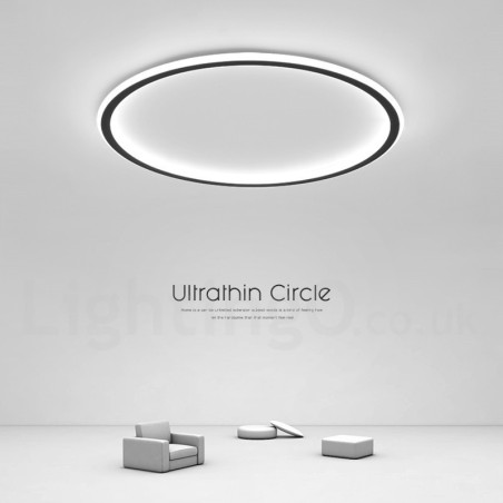 Plafoniera LED moderna nordica ultra sottile dimmerabile con telecomando, anche applique