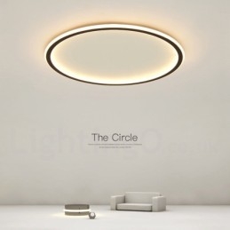 Plafoniera LED moderna nordica ultra sottile dimmerabile con telecomando, anche applique