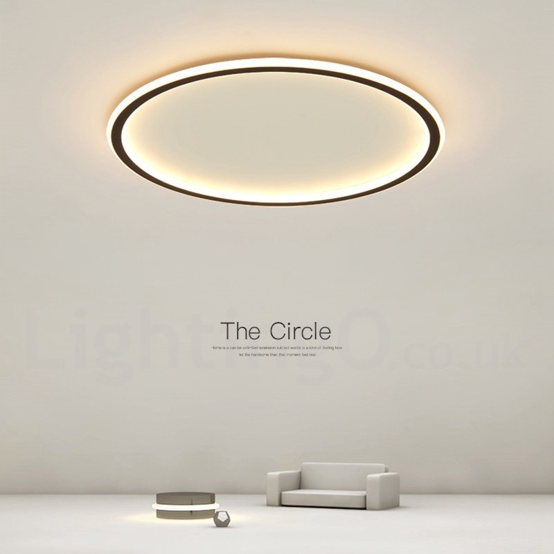 Plafoniera LED moderna nordica ultra sottile dimmerabile con telecomando, anche applique