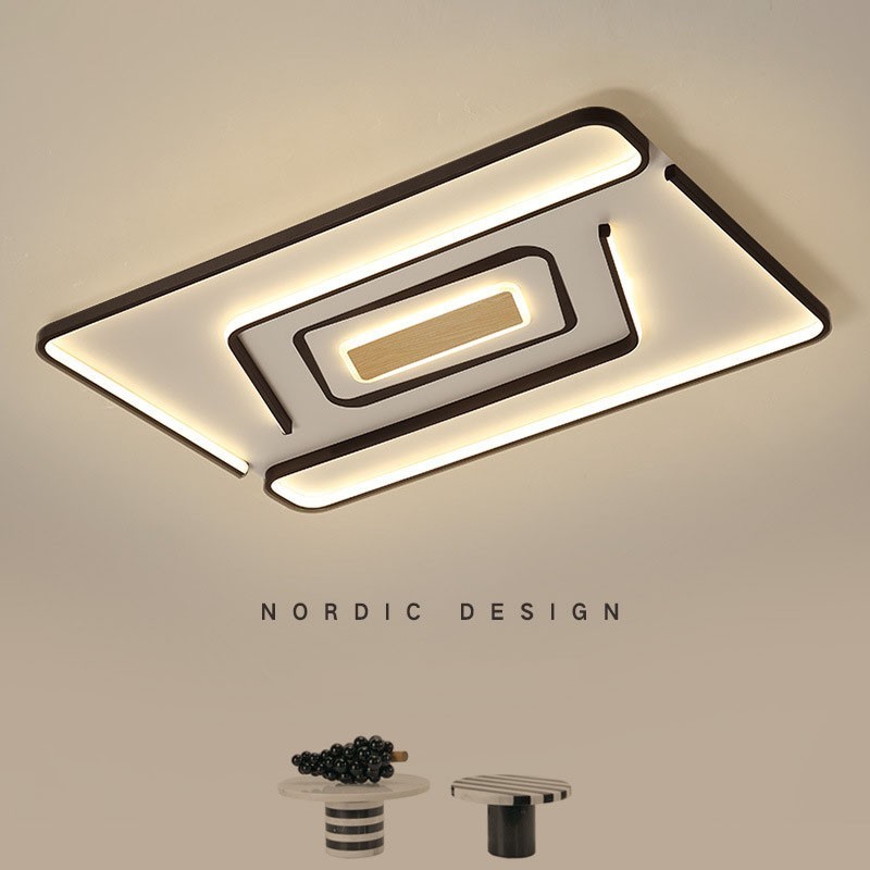 Lampada da soffitto rettangolare moderna contemporanea