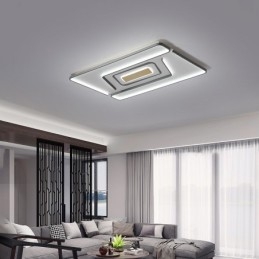 Lampada da soffitto rettangolare moderna contemporanea