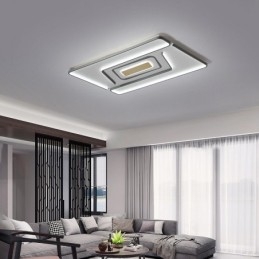 Lampada da soffitto rettangolare moderna contemporanea