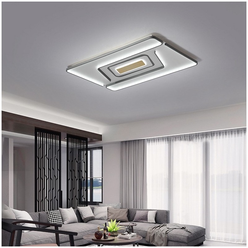 Lampada da soffitto rettangolare moderna contemporanea