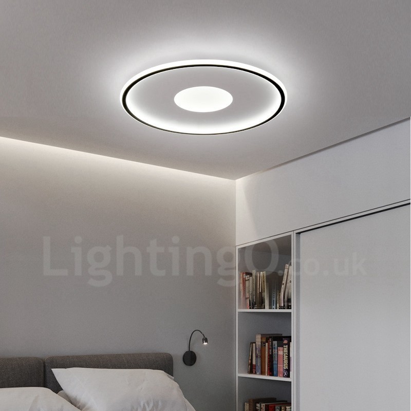 Plafoniera LED nordica moderna ultra sottile dimmerabile con telecomando, anche applique