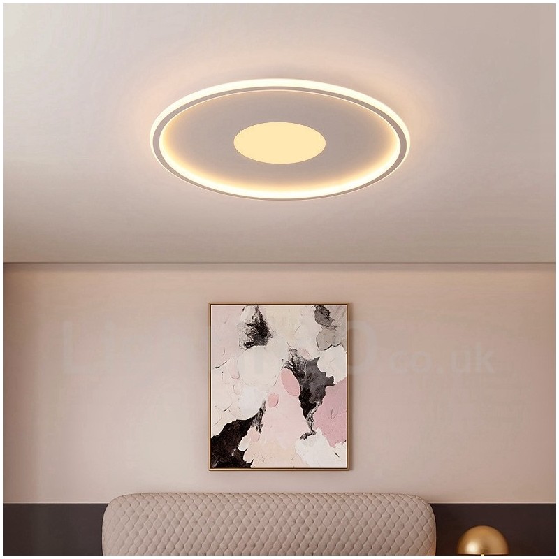 Plafoniera LED nordica moderna ultra sottile dimmerabile con telecomando, anche applique