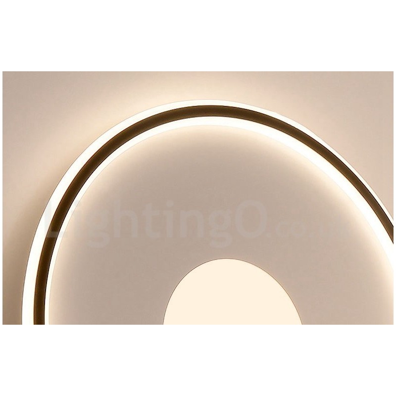 Plafoniera LED nordica moderna ultra sottile dimmerabile con telecomando, anche applique