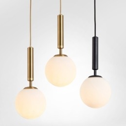 Lampada a sospensione moderna contemporanea in vetro