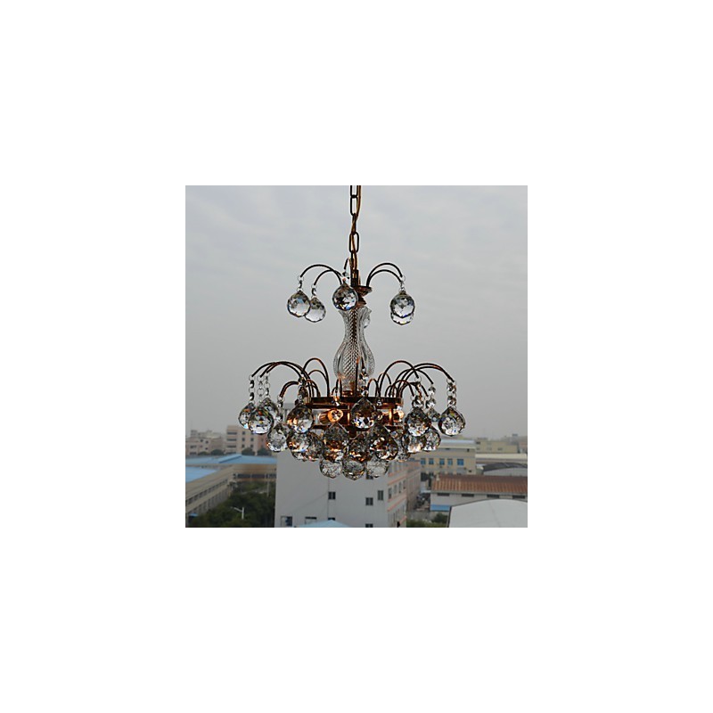 Lampadario classico in cristallo oro 1 livello E9