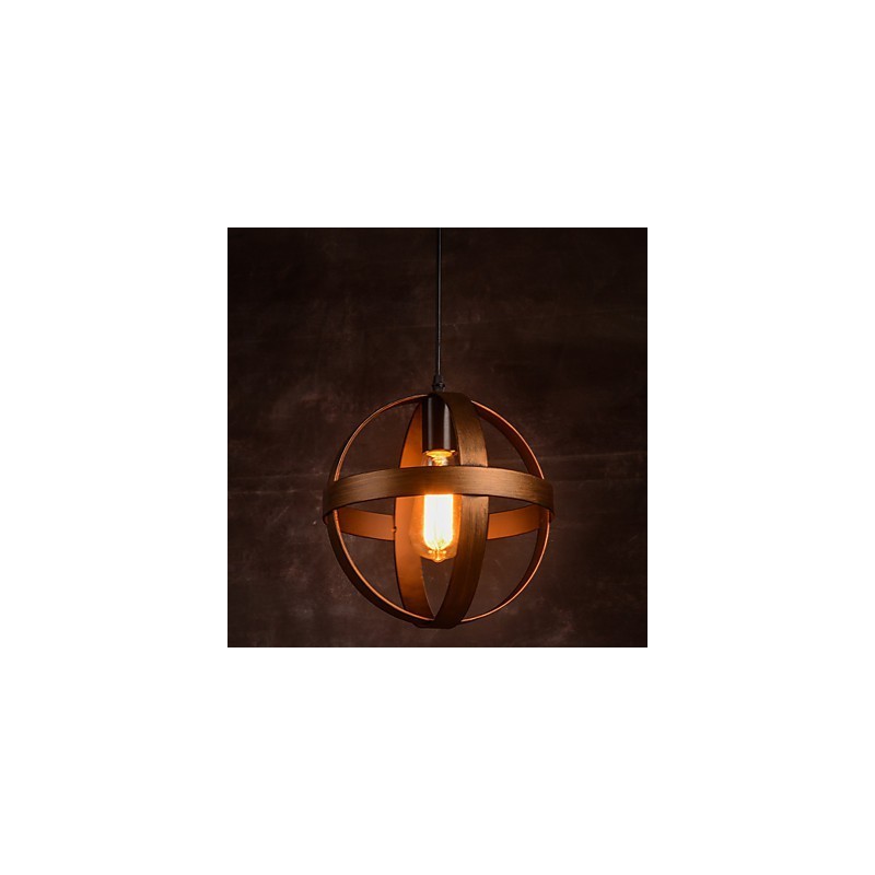 Lampadario in ferro retrò industriale minimalista