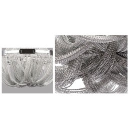 Lampadario a nappe di design argento oro
