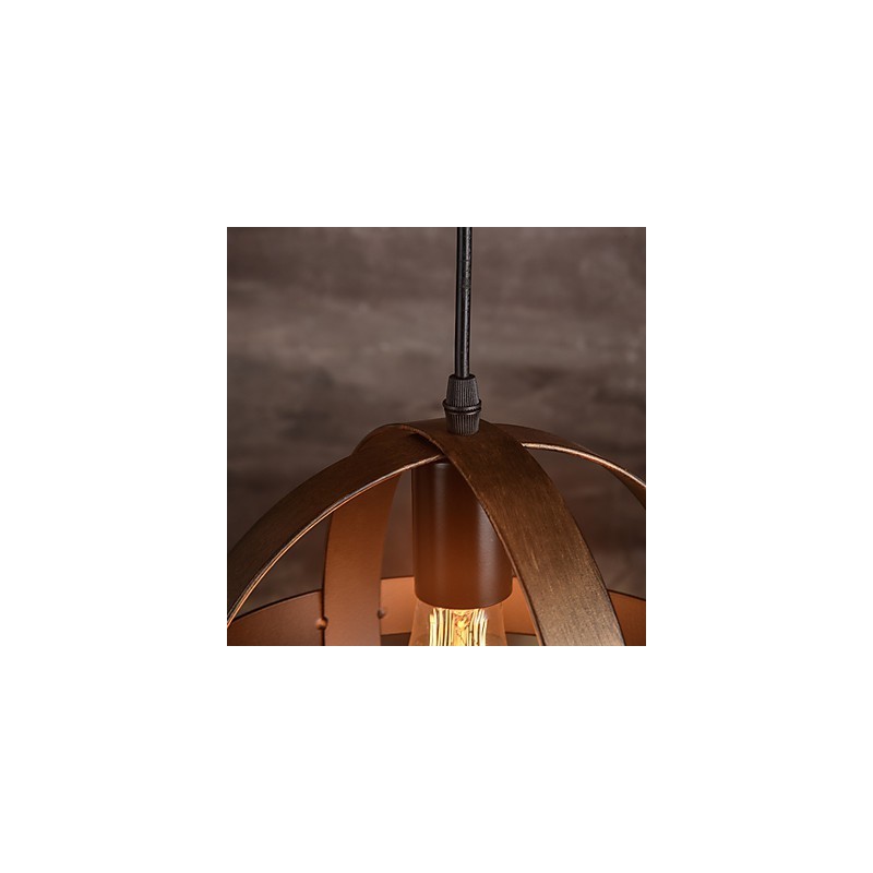 Lampadario in ferro retrò industriale minimalista