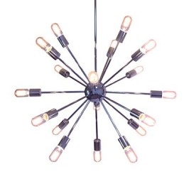 Lampadario moderno globo in metallo cromato argento 88 cm regolabile