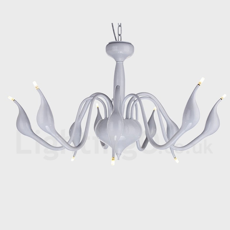 Lampadario moderno contemporaneo in metallo elettroplaccato 9 luci G4