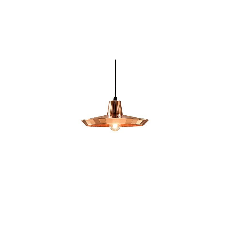 Lampadario a sospensione mini rustico classico in metallo finitura ottone 1 luce E26/E27