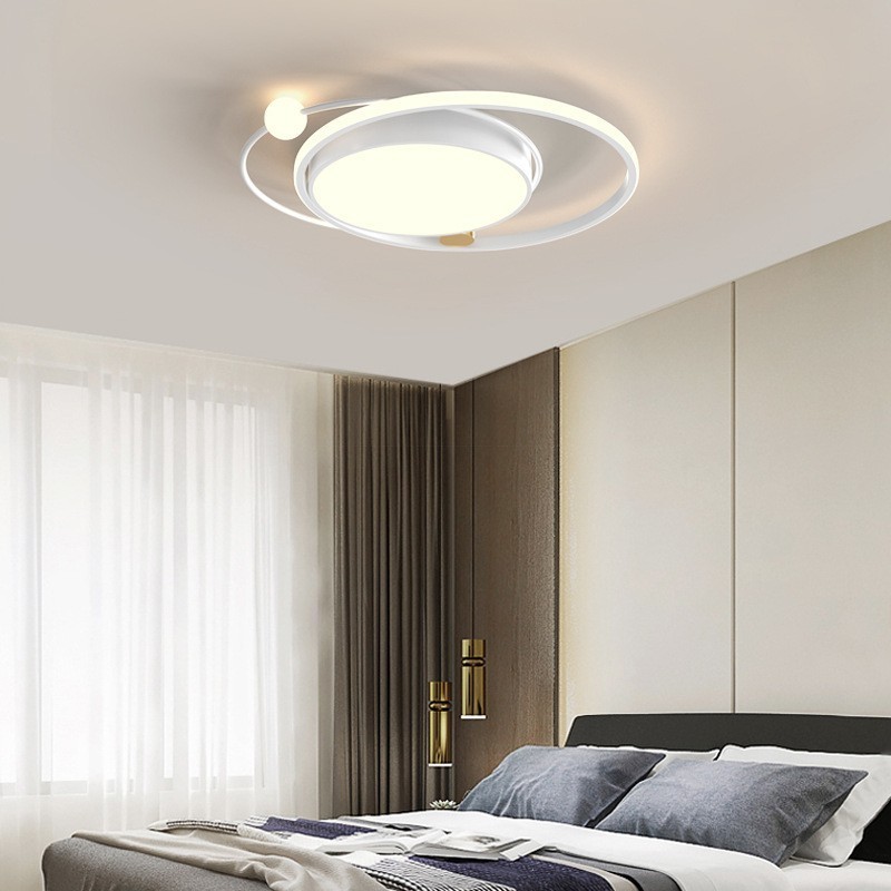 Lampada da soffitto rotonda moderna in acrilico con LED, 50/60 cm