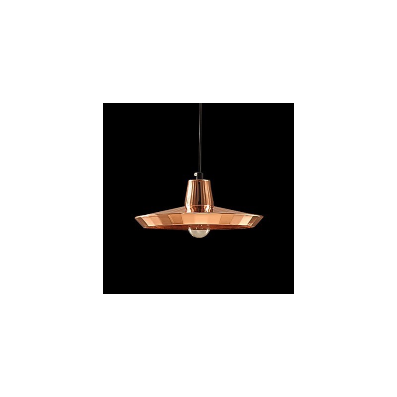 Lampadario a sospensione mini rustico classico in metallo finitura ottone 1 luce E26/E27