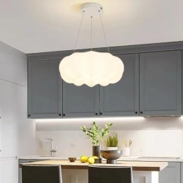 Lampada a sospensione a forma di zucca dimmerabile nordica moderna