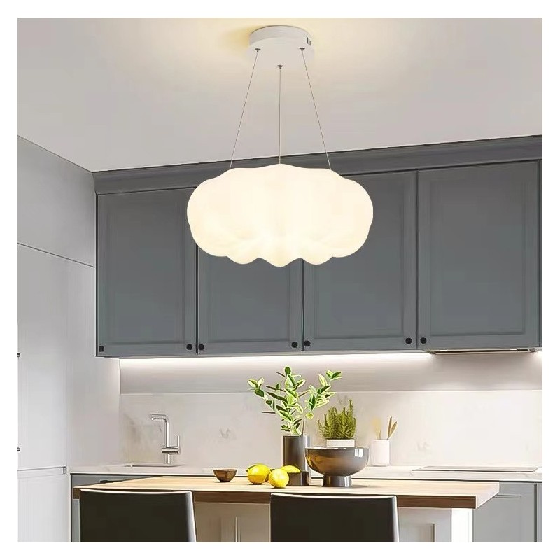 Lampada a sospensione a forma di zucca dimmerabile nordica moderna