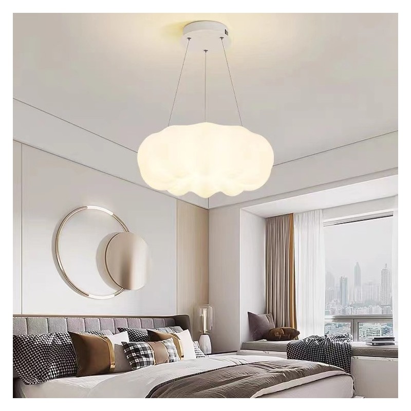 Lampada a sospensione a forma di zucca dimmerabile nordica moderna