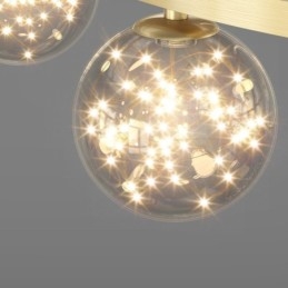 Lampada a sospensione circolare moderna nordica oro
