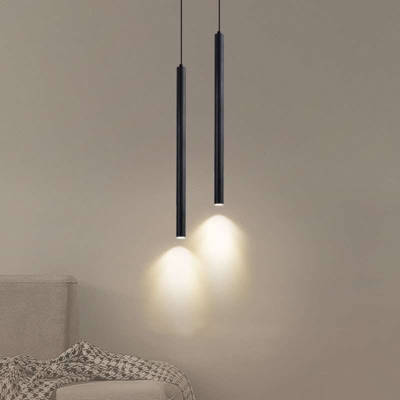 Lampada a sospensione moderna e contemporanea in vetro e lega di alluminio