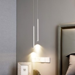 Lampada a sospensione moderna e contemporanea in vetro e lega di alluminio
