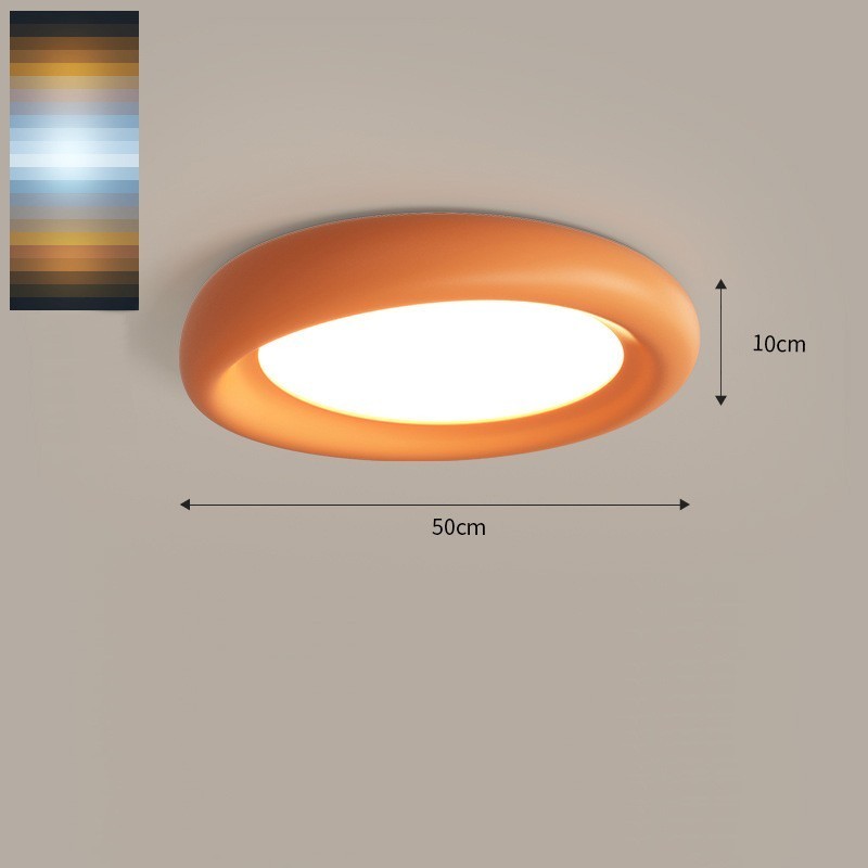 Lampada da soffitto LED moderna rotonda dimmerabile multicolore
