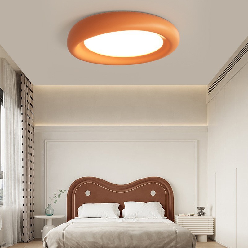 Lampada da soffitto LED moderna rotonda dimmerabile multicolore