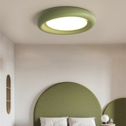 Lampada da soffitto LED moderna rotonda dimmerabile multicolore