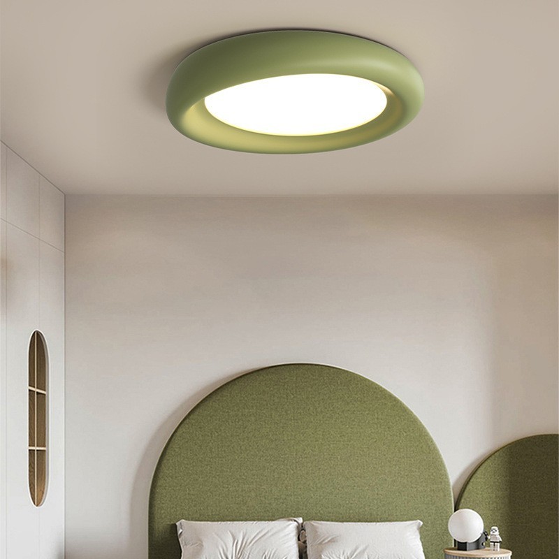 Lampada da soffitto LED moderna rotonda dimmerabile multicolore
