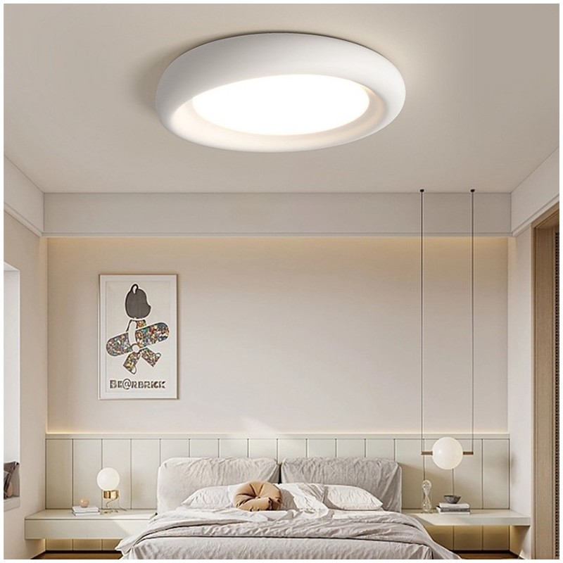 Lampada da soffitto LED moderna rotonda dimmerabile multicolore