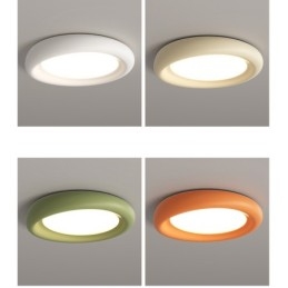 Lampada da soffitto LED moderna rotonda dimmerabile multicolore