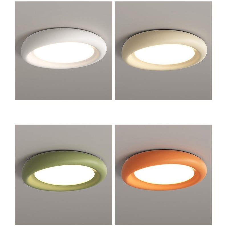 Lampada da soffitto LED moderna rotonda dimmerabile multicolore