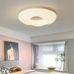 Lampada da soffitto rotonda moderna dimmerabile da montare a filo
