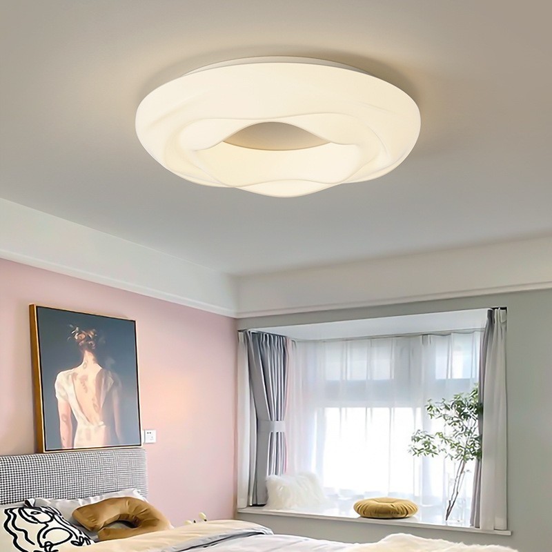 Lampada da soffitto rotonda moderna dimmerabile da montare a filo