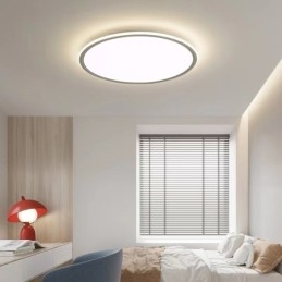 Lampada da soffitto LED dimmerabile rotonda nordica in acrilico, 3,5 cm