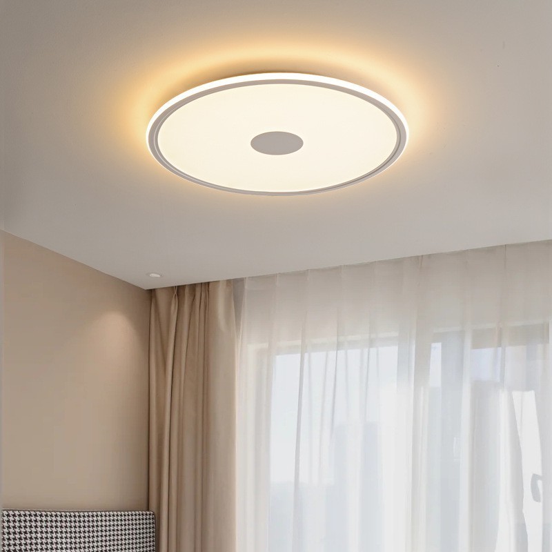 Lampada da soffitto LED dimmerabile rotonda nordica in acrilico, 3,5 cm