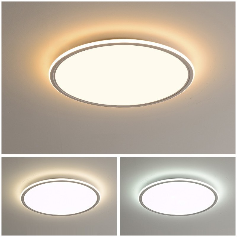 Lampada da soffitto LED dimmerabile rotonda nordica in acrilico, 3,5 cm