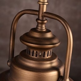 Lampada a sospensione vintage retrò in metallo stile vecchia fabbrica